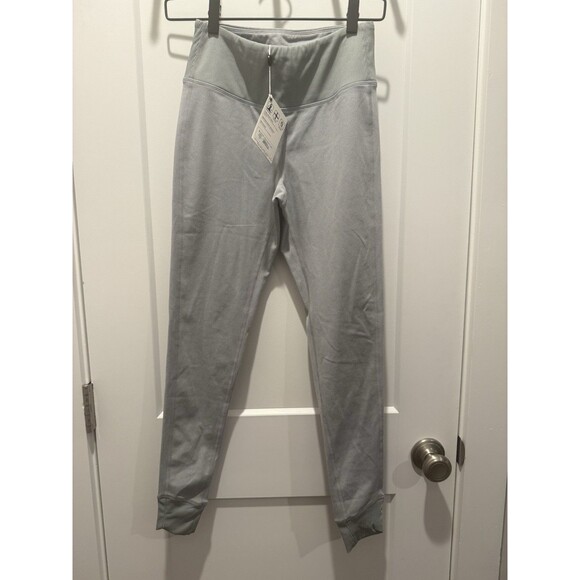 Women’s FootJoy Ankle Length Rib Block Leggings Pocket Heather Grey XS Gray - Picture 2 of 7